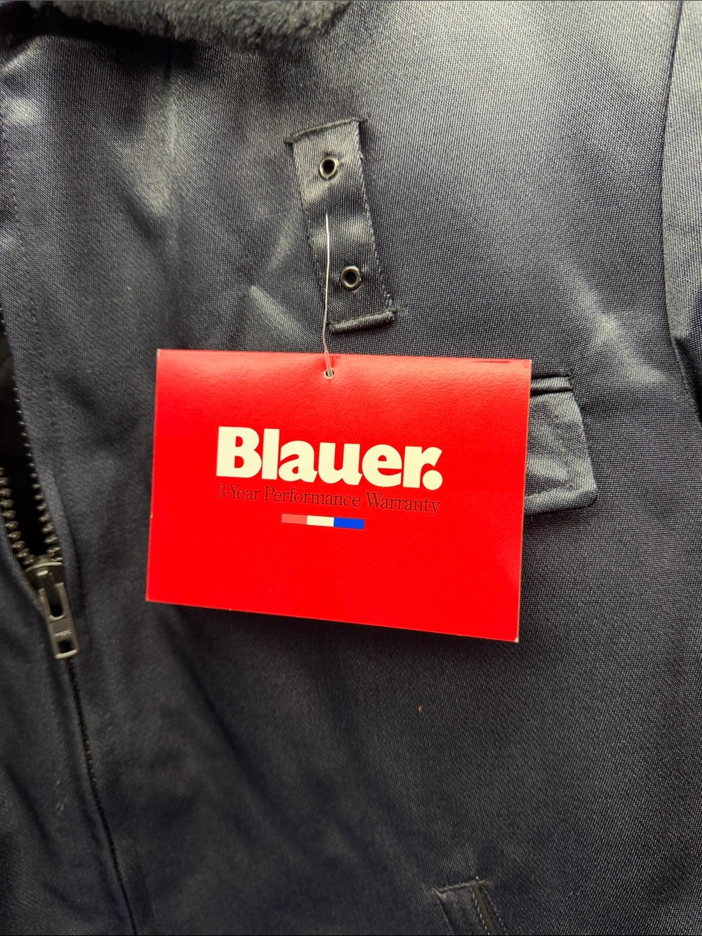 Blauer Men's Black Jacket And Liner with Faux Fur Collar. Size 44R. New Tags. - Picture 3 of 16